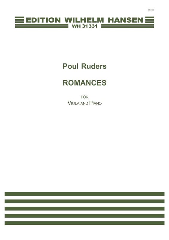 Poul Ruders: Romances (Score and Parts)