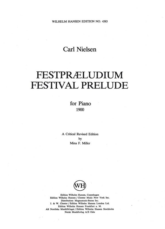 Carl Nielsen: Festival Prelude