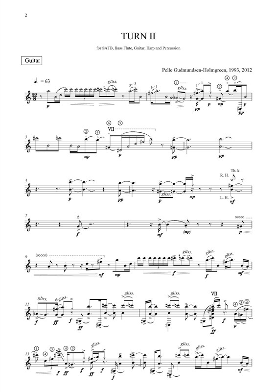 Pelle Gudmundsen-Holmgreen: Turn II (Parts)