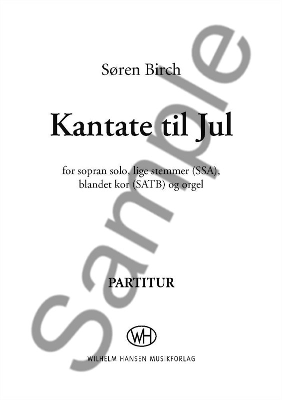 Sren Birch: Kantate til Jul (Score)