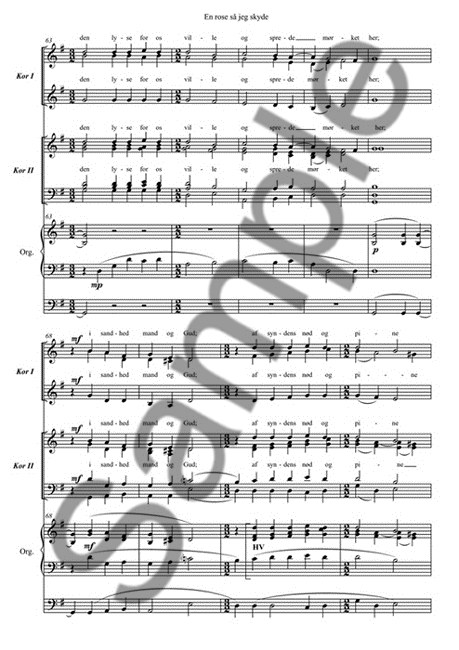 Sren Birch: Kantate til Jul (Vocal Score)