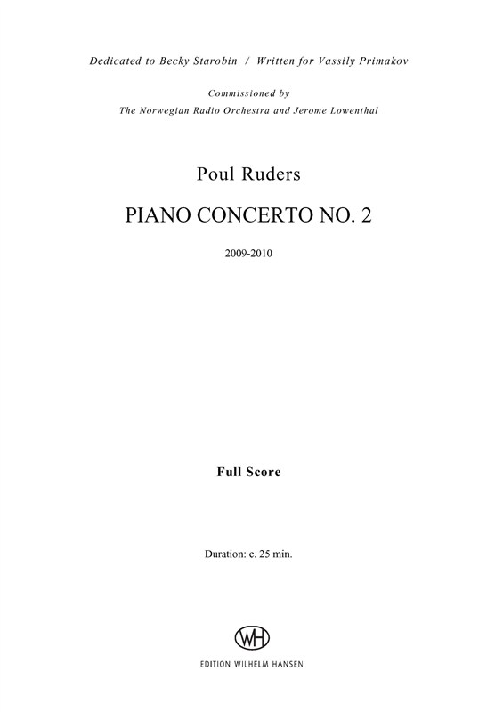 Poul Ruders: Piano Concerto No.2