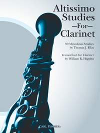 Altissimo Studies For Clarinet - 90 Melodious Studies