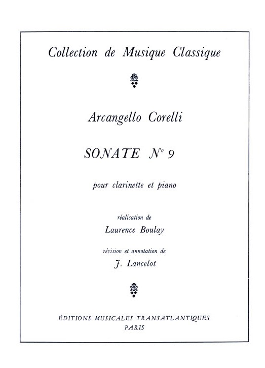 Archangelo Corelli: Sonate N9