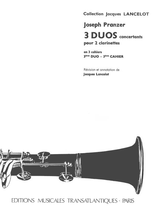 Joseph Pranzer: 3 Duos Concertants. Vol 3