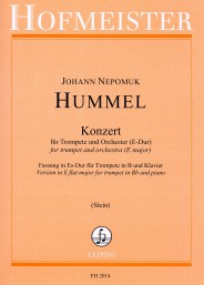 Johann Nepomuk Hummel: Konzert Für Trompete Und Orchester E-Dur