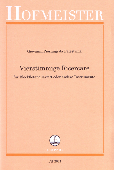 De Palestrina, G. P.: 8 Ricercare