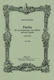 Franz Krommer: Partita (Score)