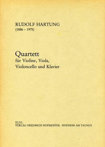 Hartung, R.: Quartett