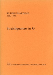 Hartung, R.: String Quartet In G