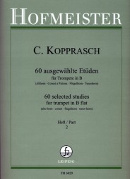 Georg Kopprasch: 60 Ausgewählte Etüden Für Trompete In B Band 2