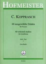 Franz Seyffarth: 60 Ausgewählte Etüden Für Posaune Band 1