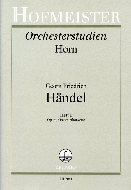 Handel: Studies Book 1- Operas And Orchestral Concertos