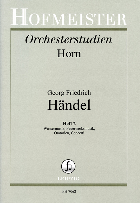 Handel: Studies Book 2 - Water Music, Fireworks Music, Oratorios