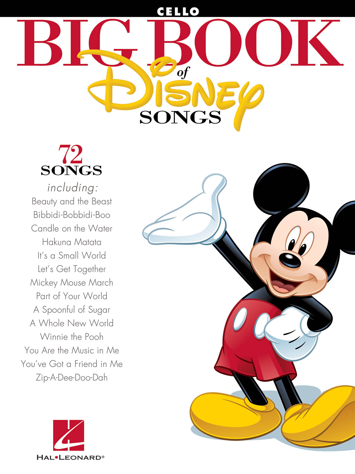 The Big Book Of Disney Songs - Cello