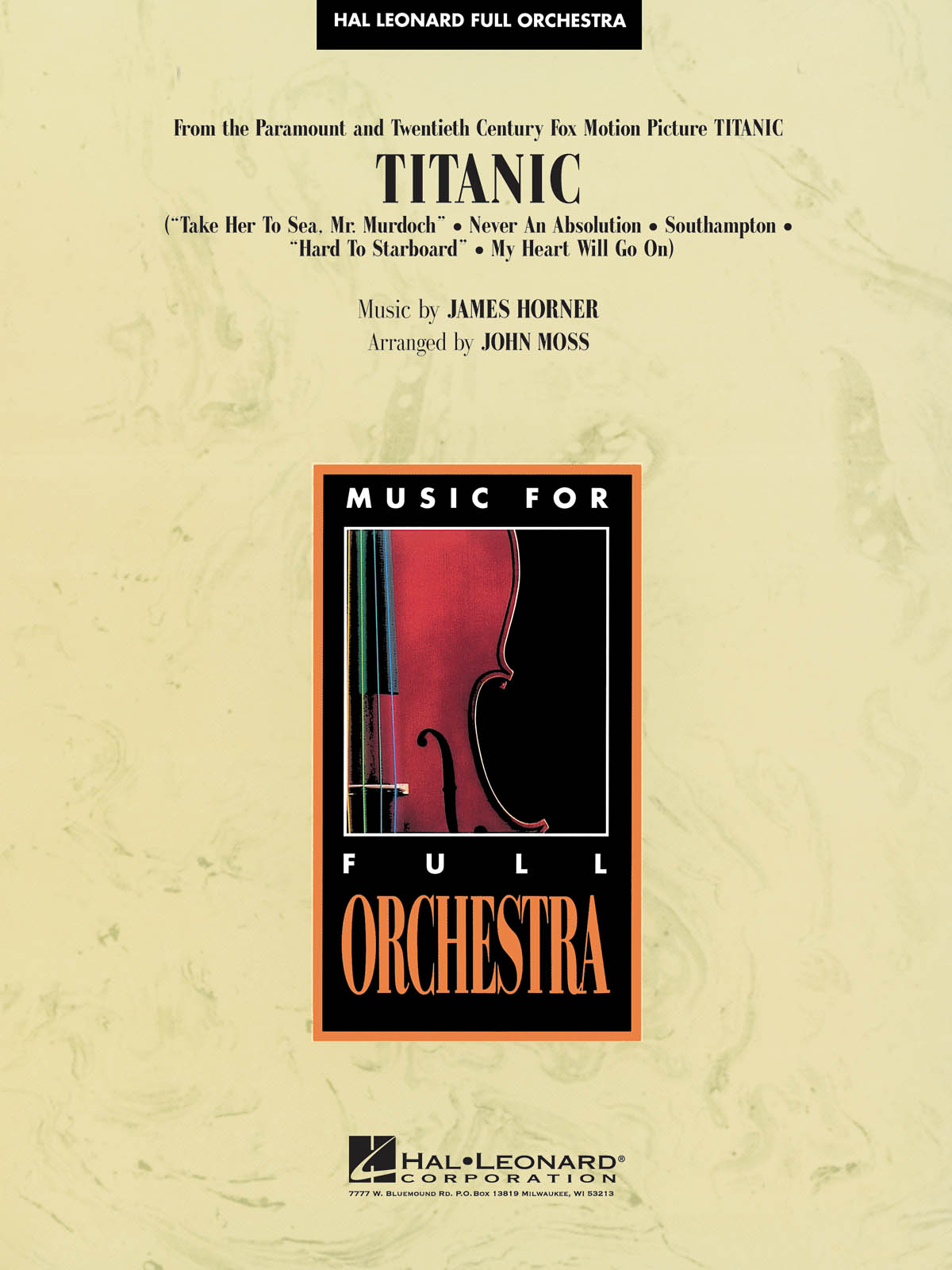 Titanic Full Orchestra (Arranged By John Moss)