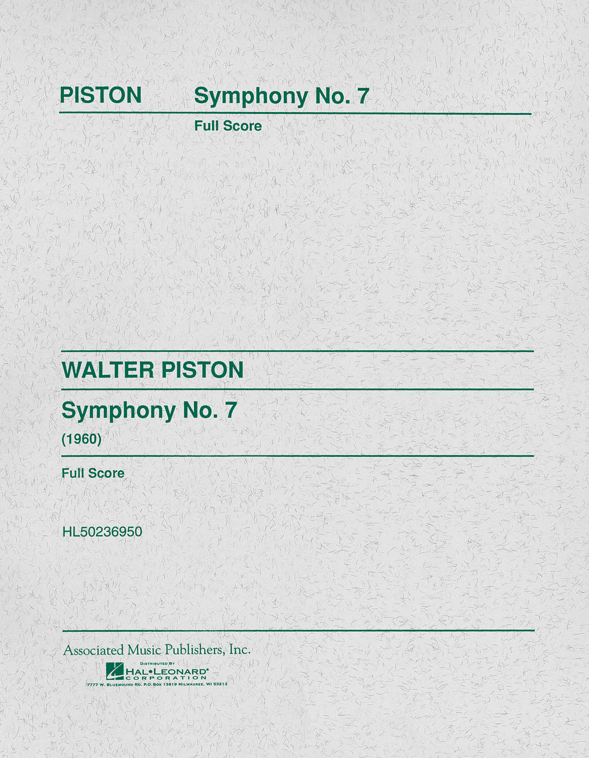 Walter Piston: Symphony No.7 (Full Score)