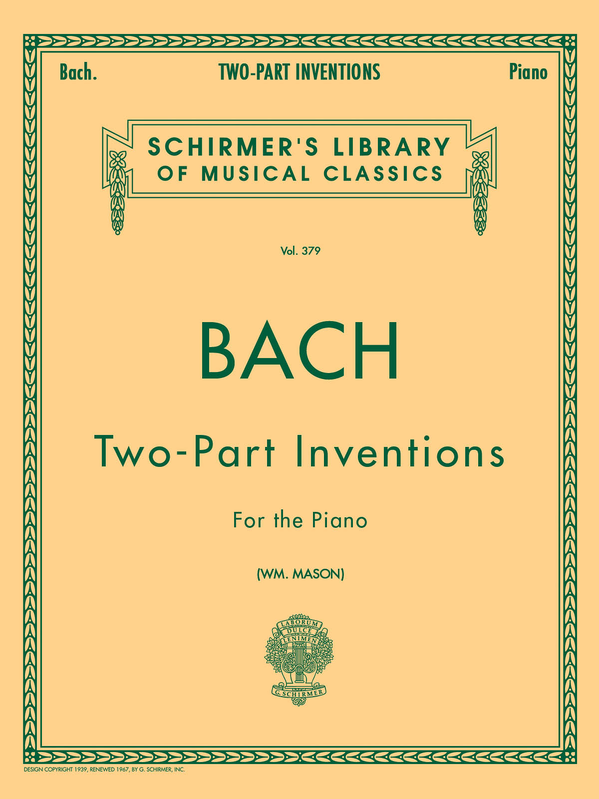 J.S. Bach: Fifteen Two-Part Inventions