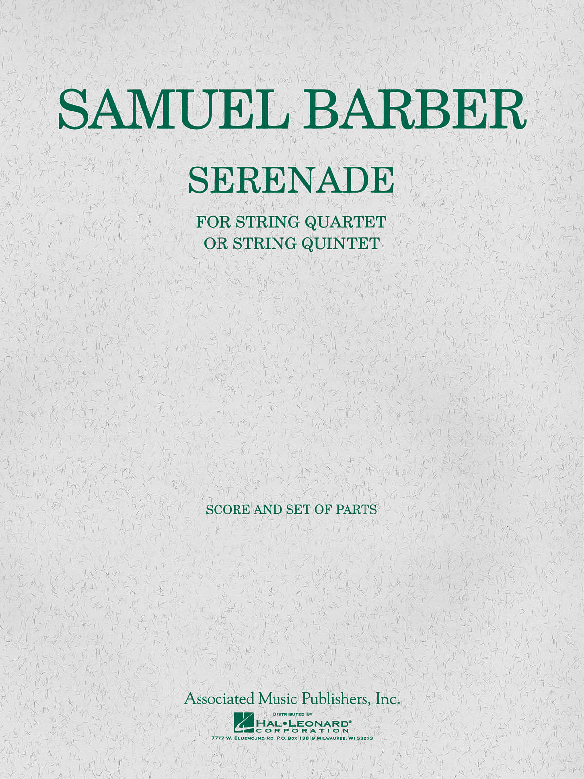 Samuel Barber: Serenade Op.1