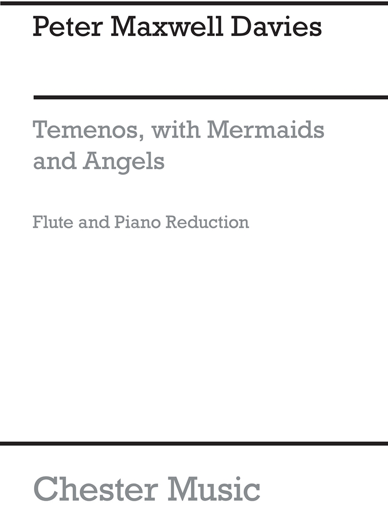 Peter Maxwell Davies: Temenos With Mermaids And Angels (Flute/Piano)