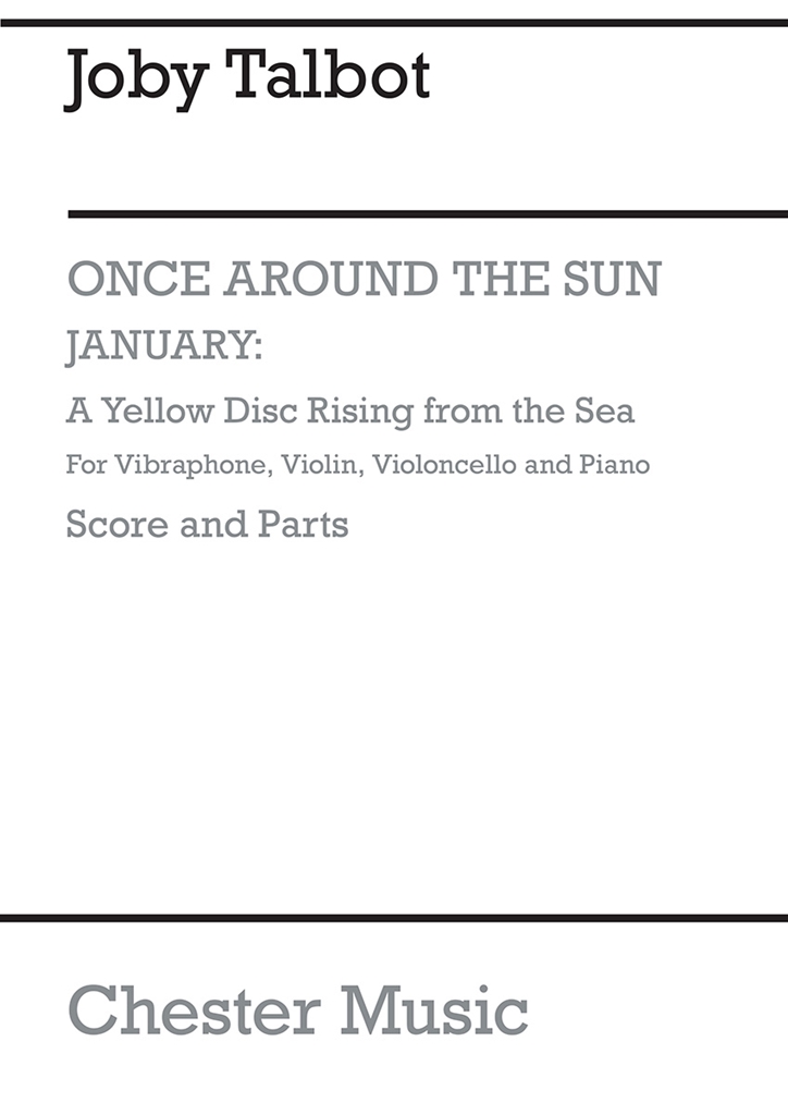 Talbot January A Yellow Disc Rising From The Sea Vln/Vlc/Vib/Pf