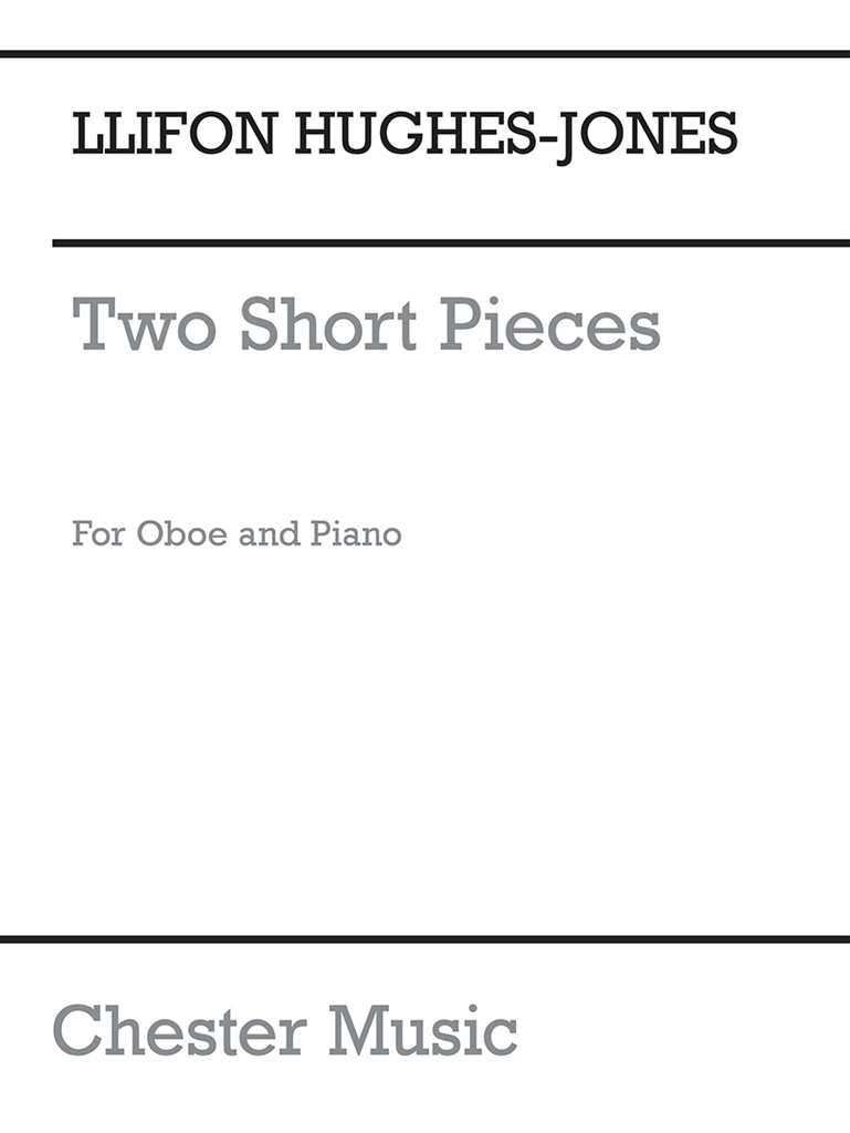 Hughes-jones Elegy And Scherzo Two Short Pieces For Oboe And Piano