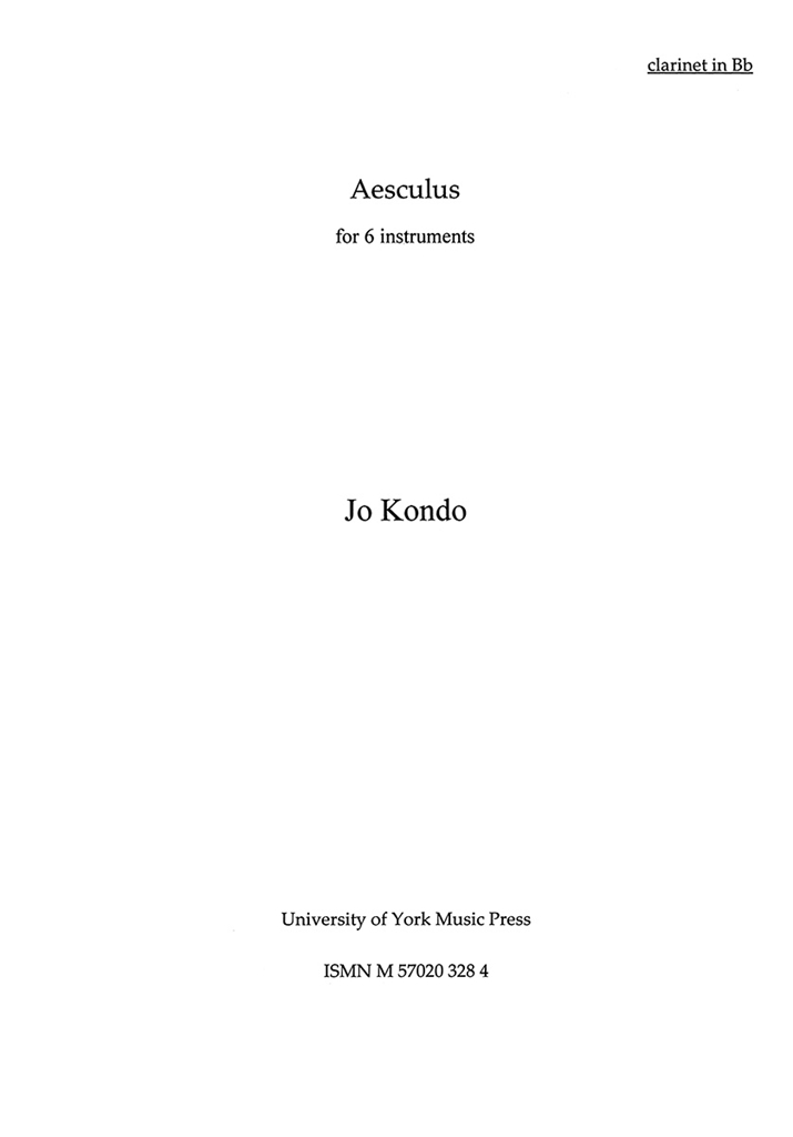 Jo Kondo: Aesculus (Parts)