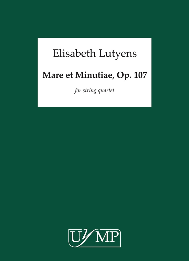 Elisabeth Lutyens: Mare Et Minutiae Op.107 (Score)