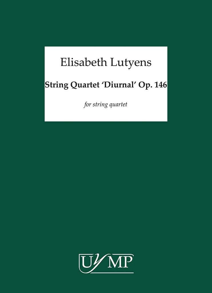 Elisabeth Lutyens: String Quartet 'Diurnal' Op.146 (Score)