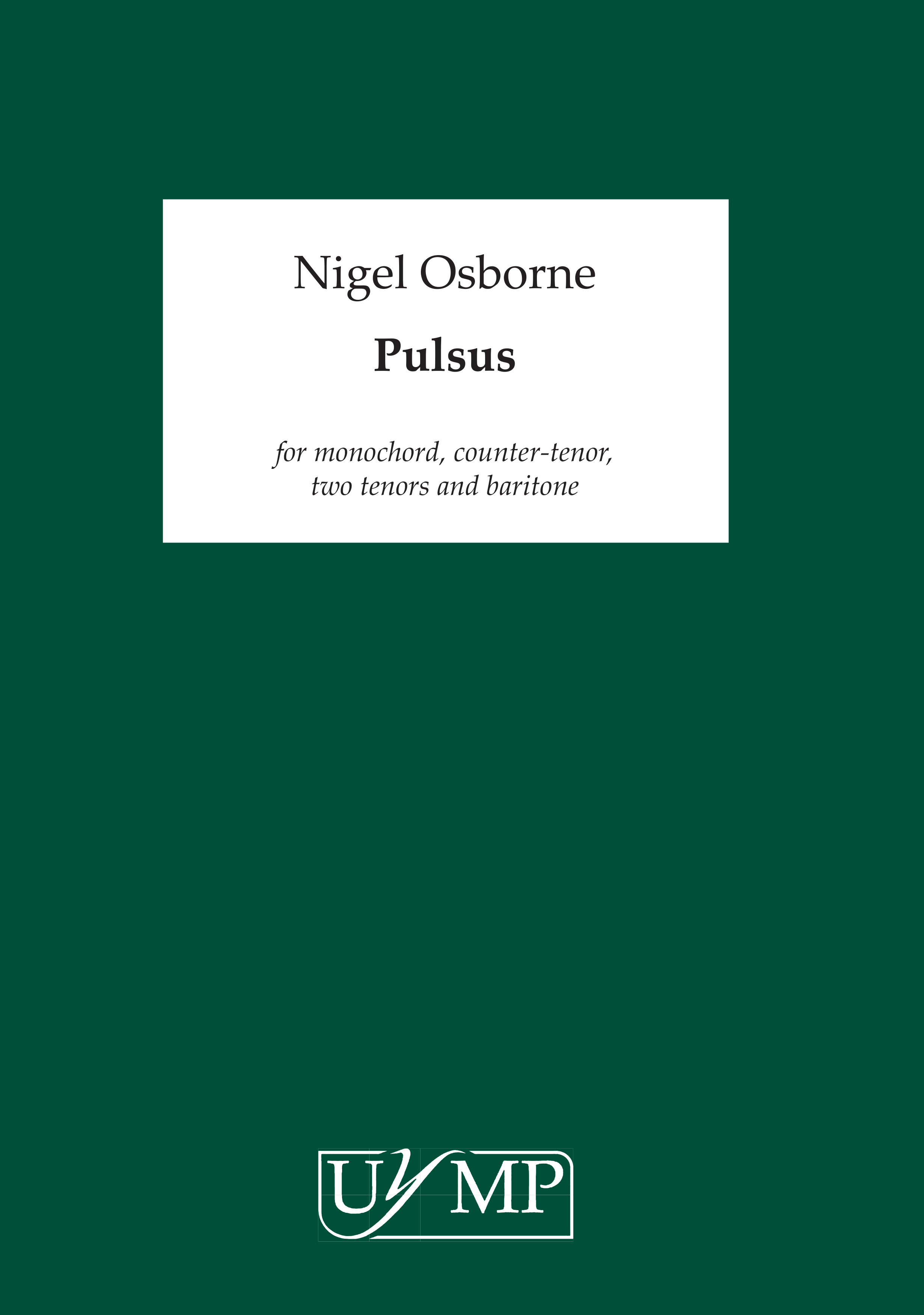 Nigel Osborne: Pulsus