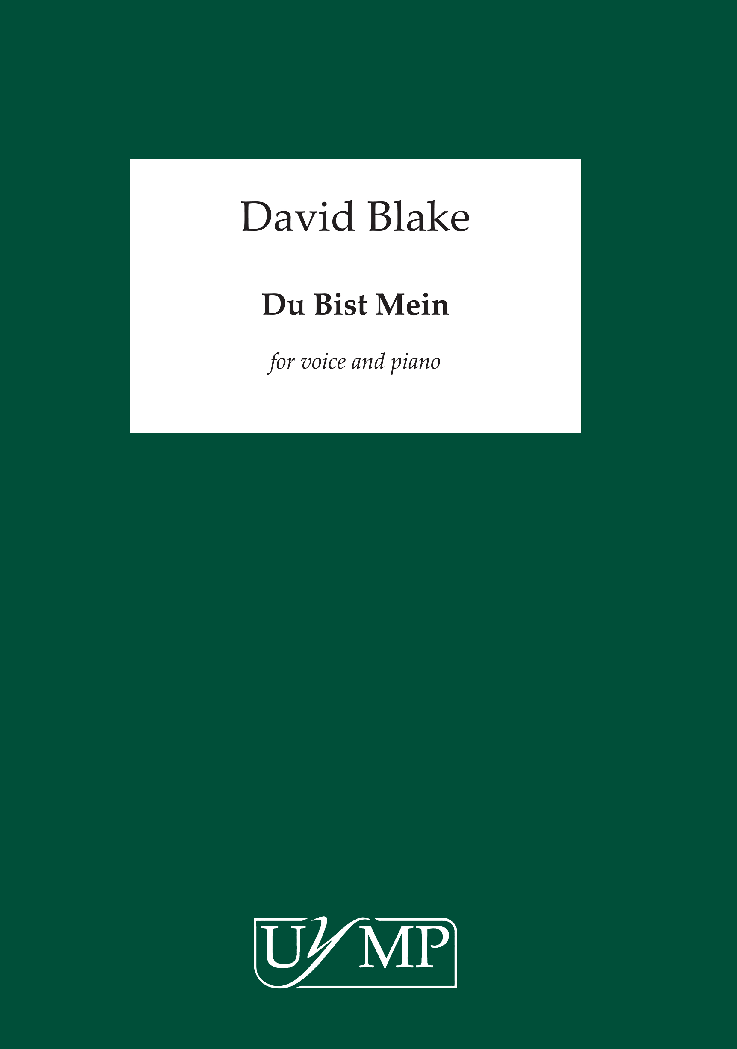 David Blake: Du Bist Mein