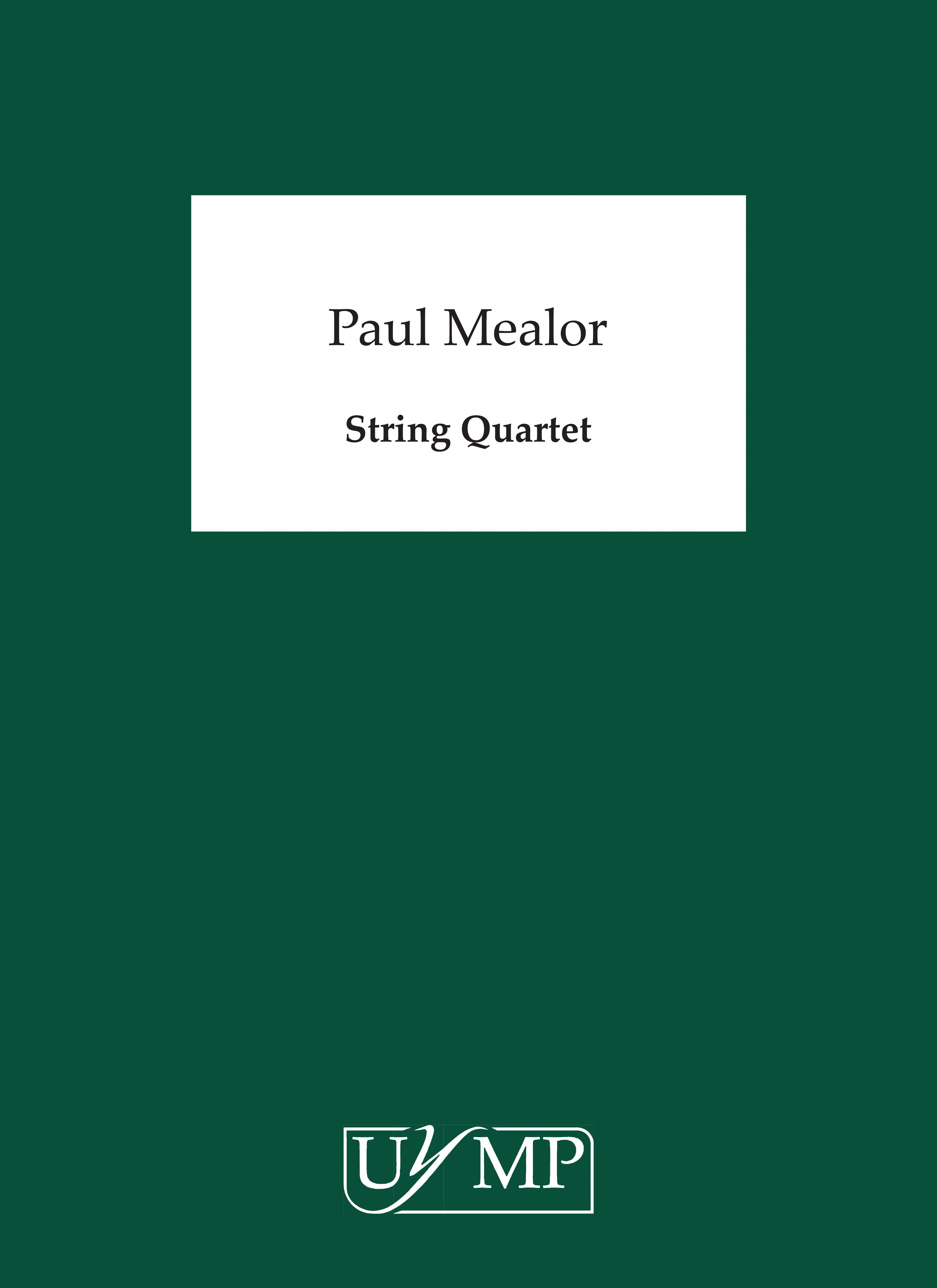 Paul Mealor: String Quartet (Score/Parts)