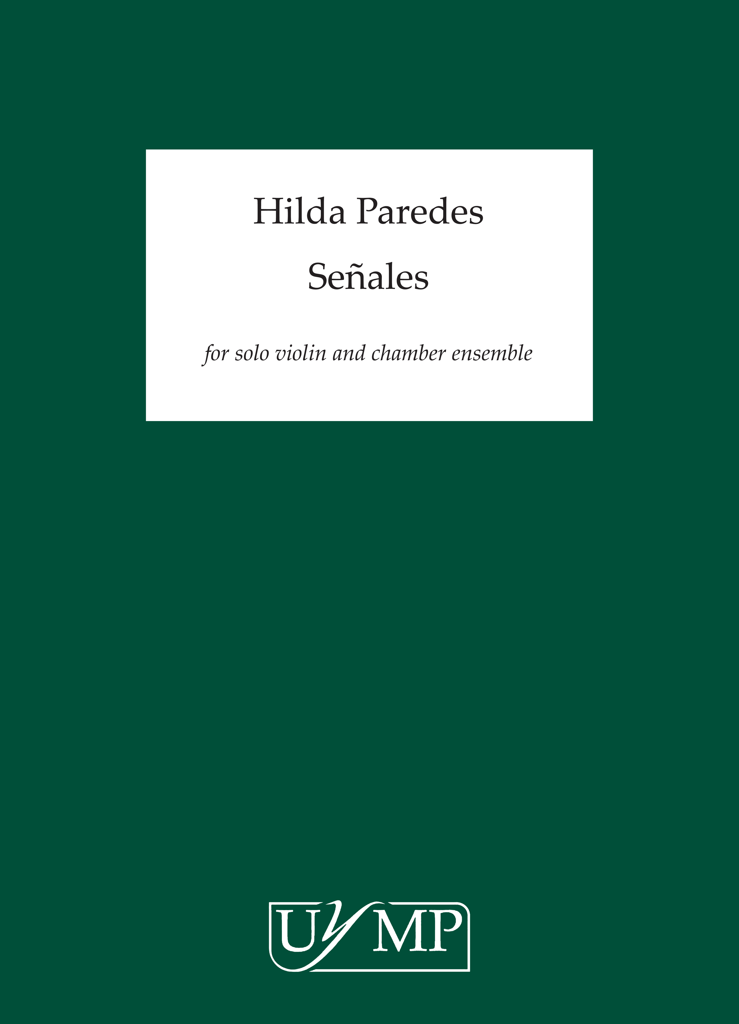 Hilda Paredes: Seales (A4 Study Score)