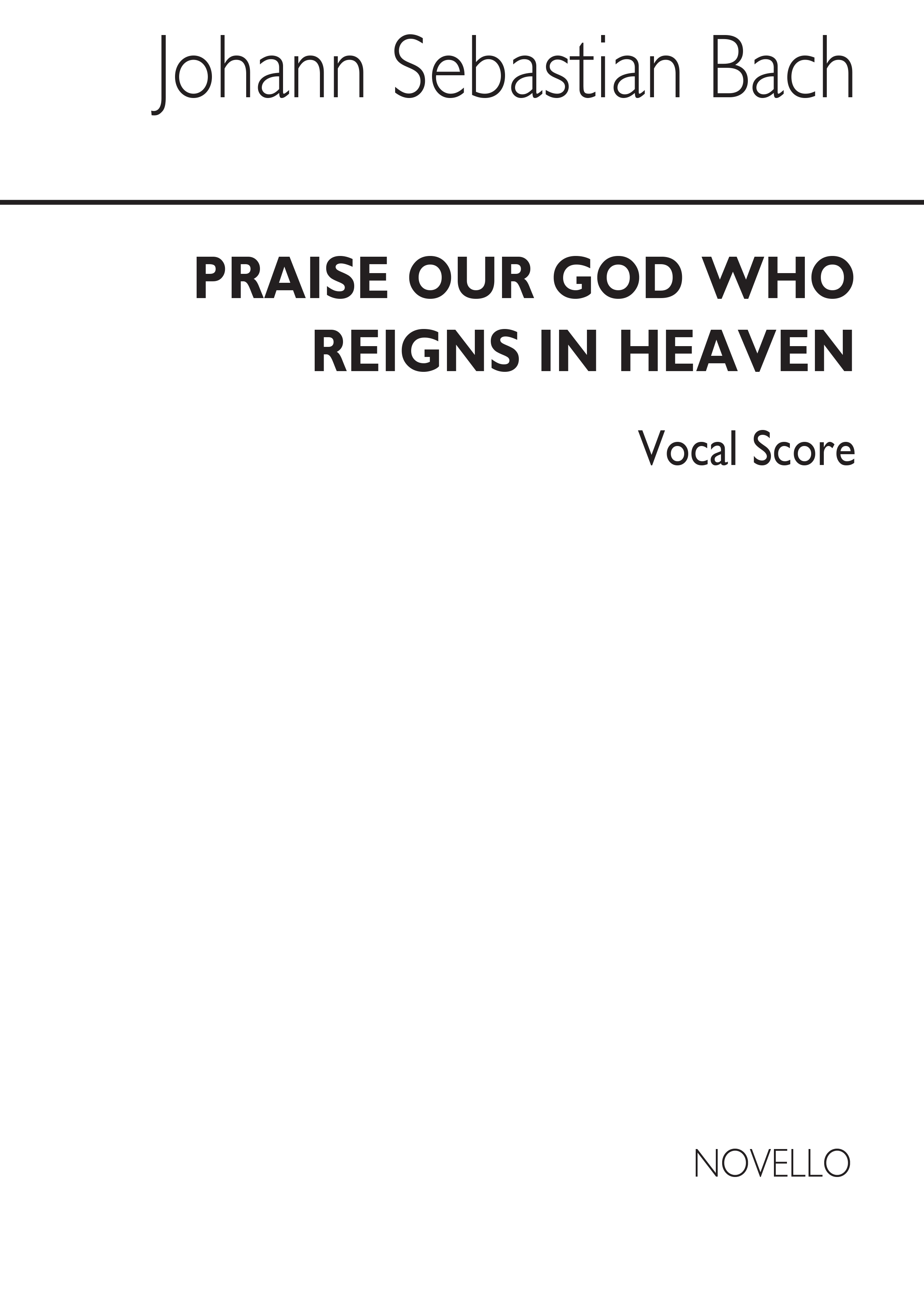 J.S. Bach: Cantata 11 - Praise Our God Who Reigns In Heaven