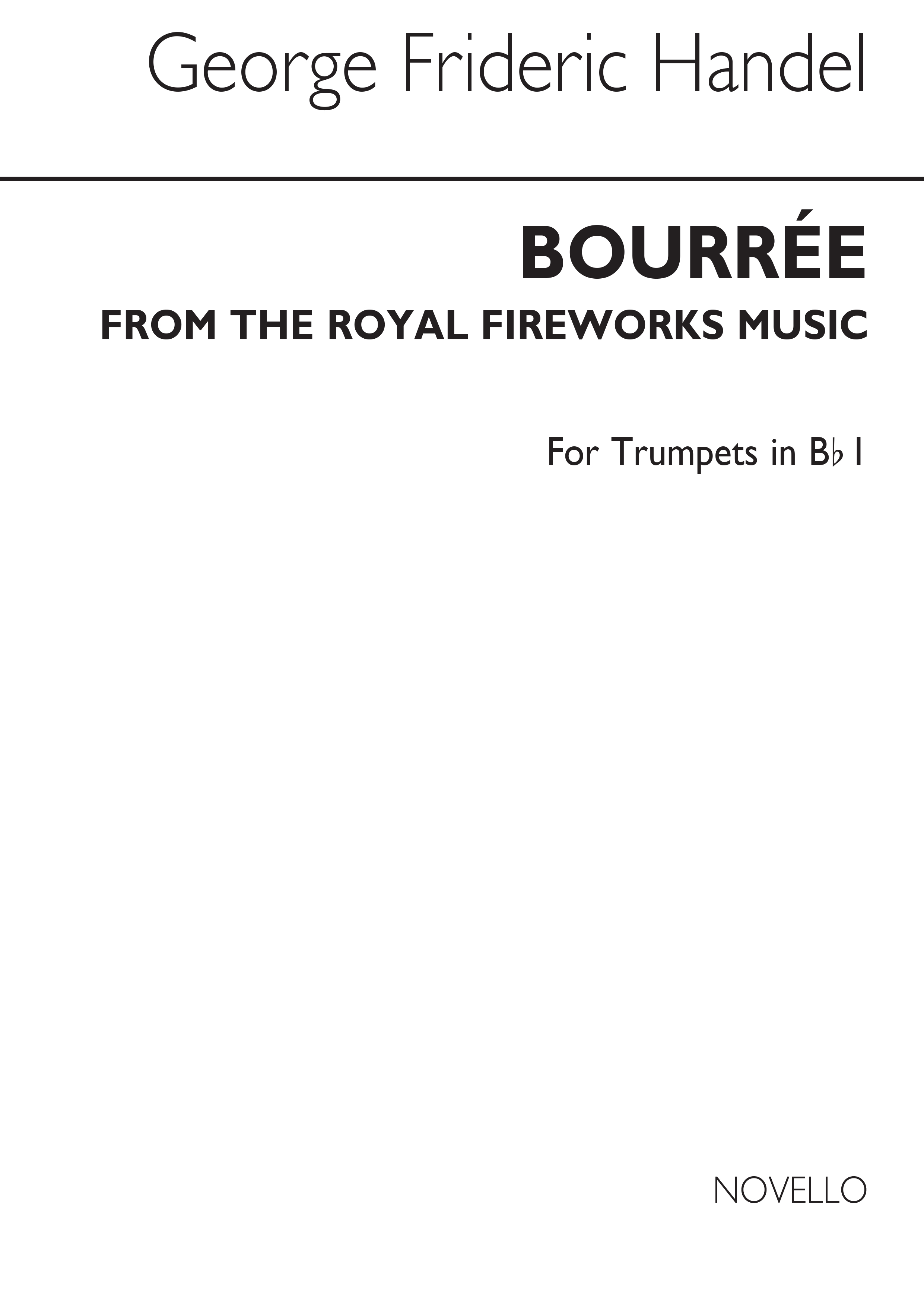 George Frideric Handel: Bourree From The Fireworks Music (Tpt 1)