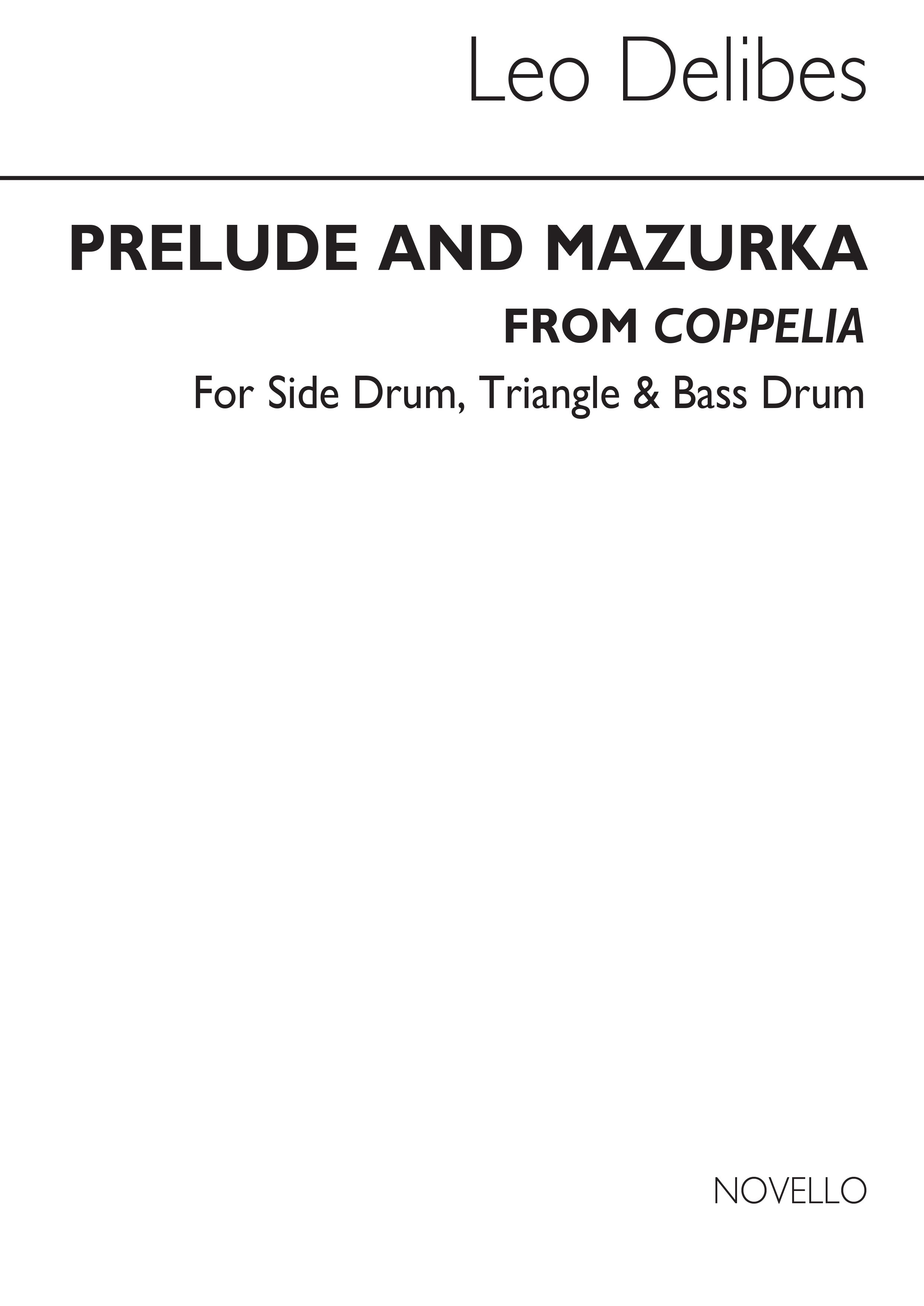 Leo Delibes: Prelude & Mazurka (Cobb) Perc