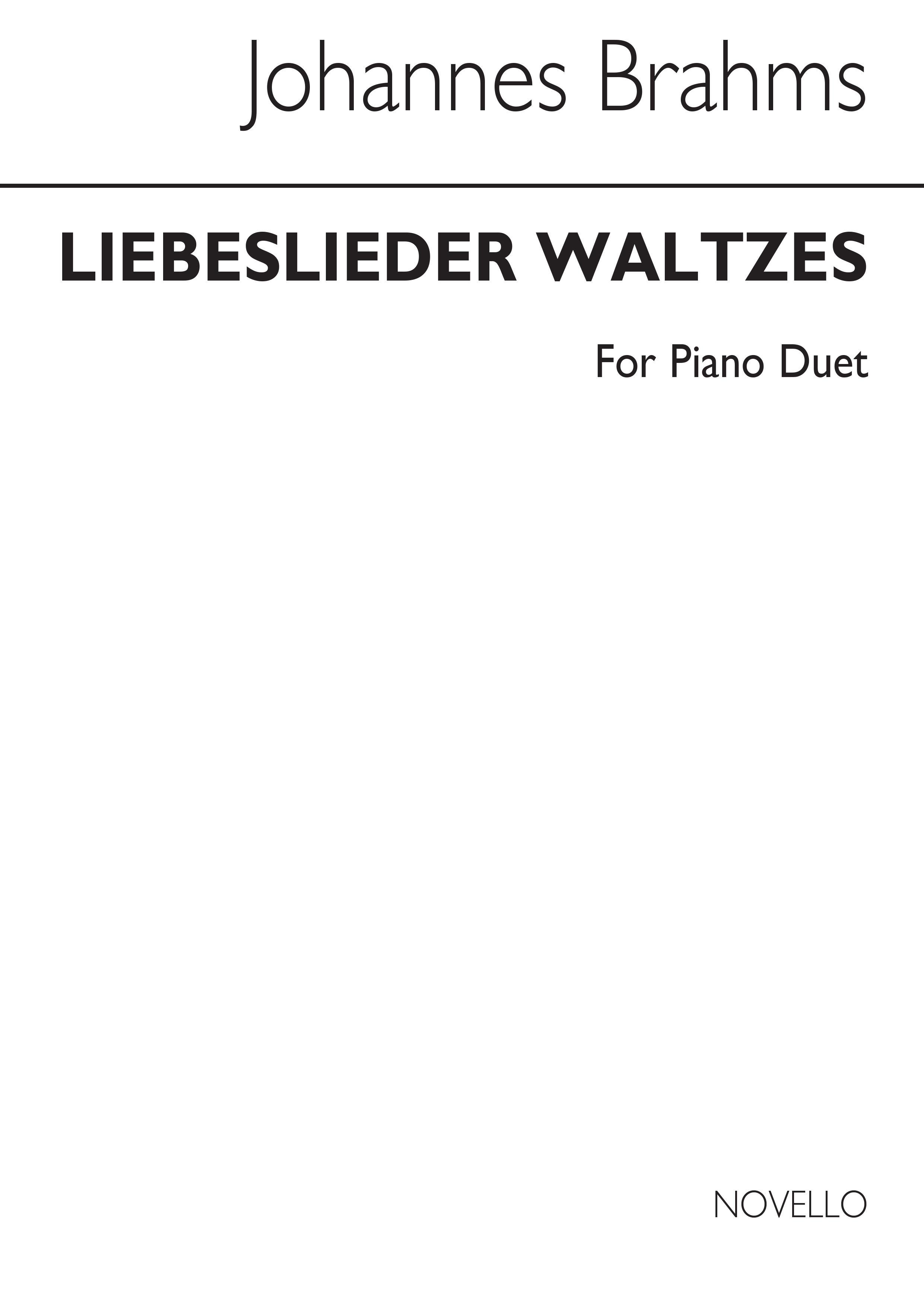 Johannes Brahms: Liebeslieder Waltzes Op.52a (Piano Duet)