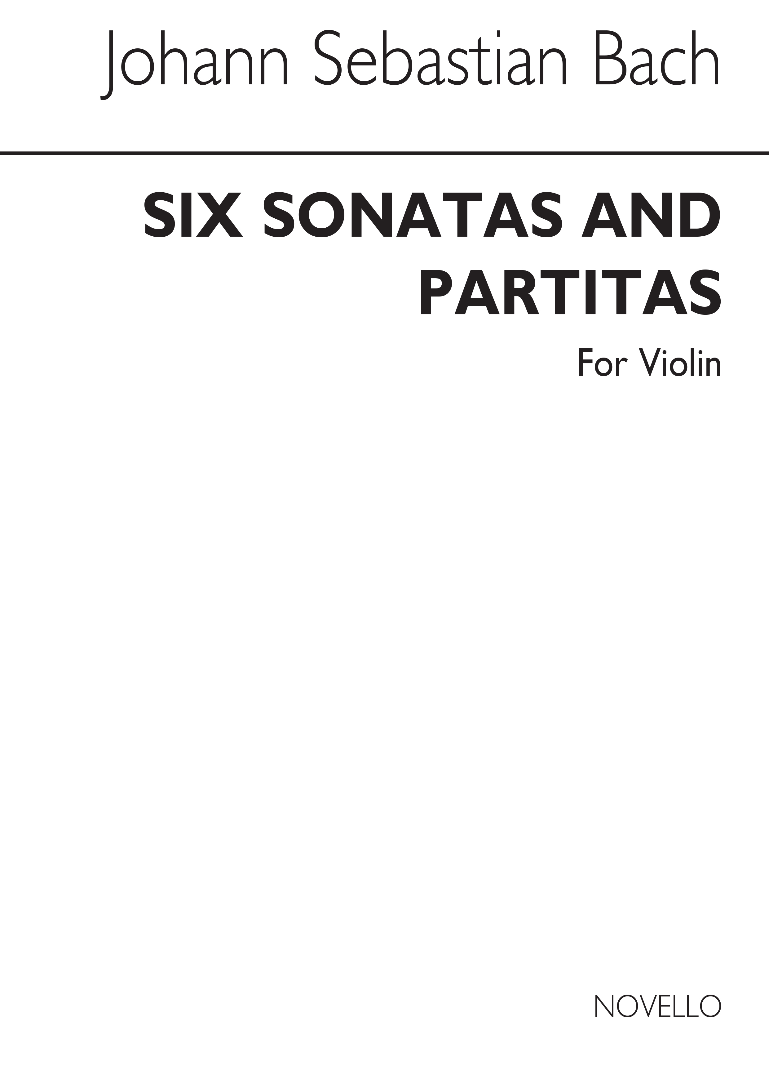 J.S. Bach: Six Solo Sonatas For Violin