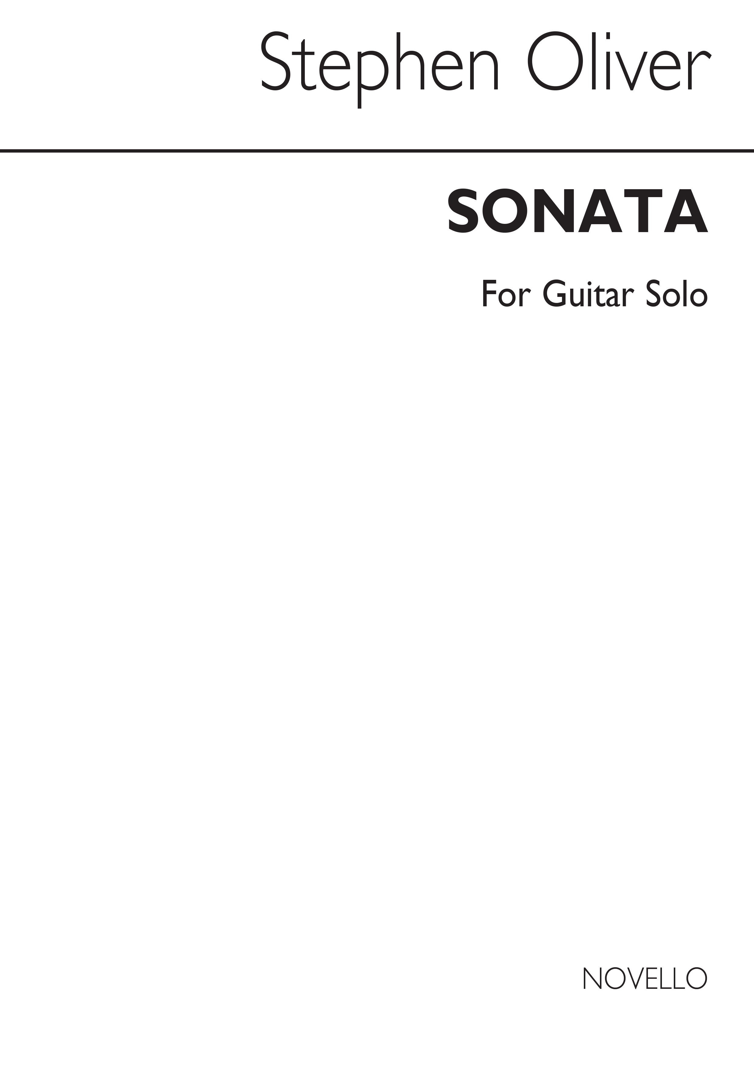 Oliver: Sonata For Guitar