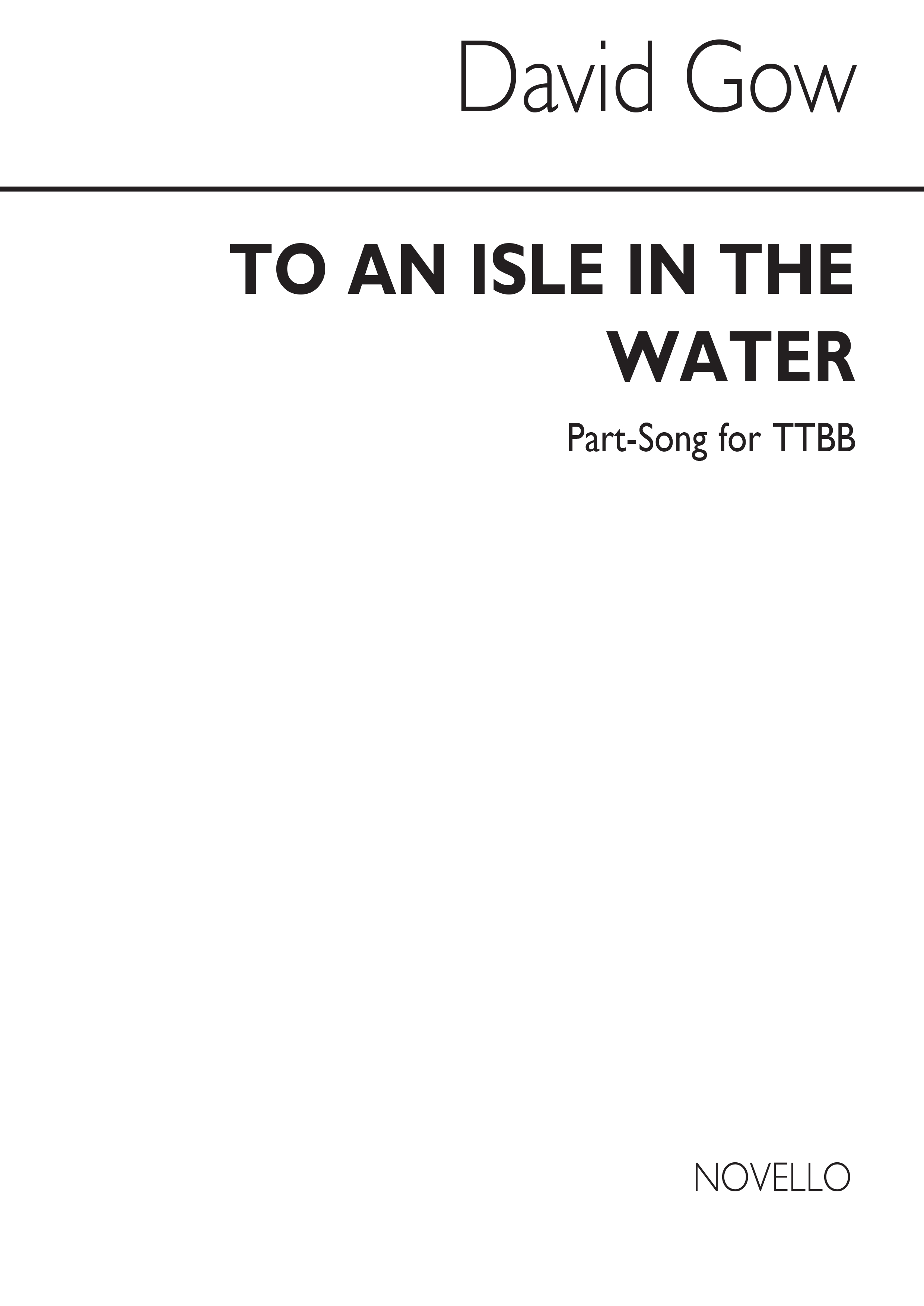 Gow To An Isle In The Water Ttbb