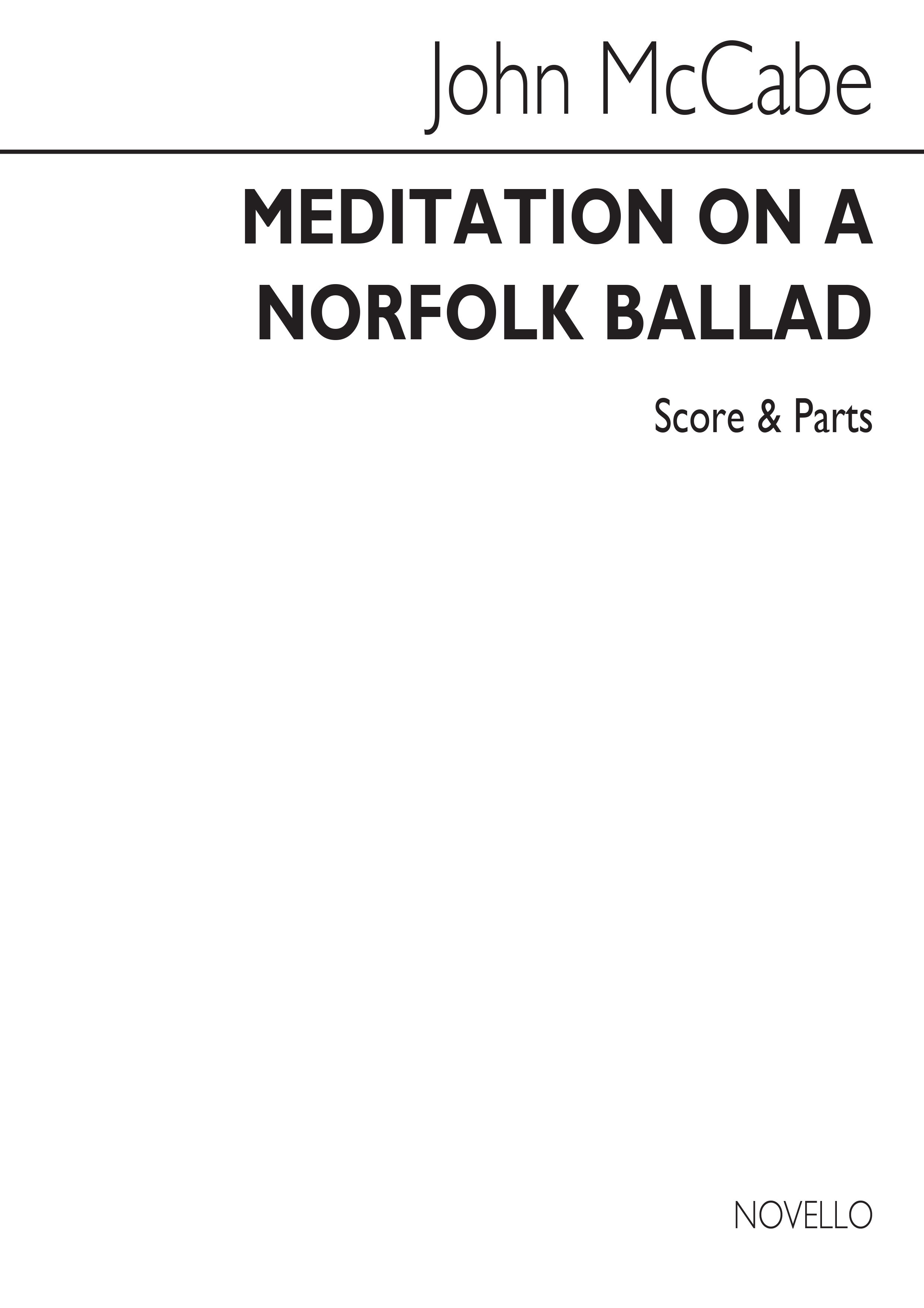 John McCabe: Meditation On A Norfolk Ballad