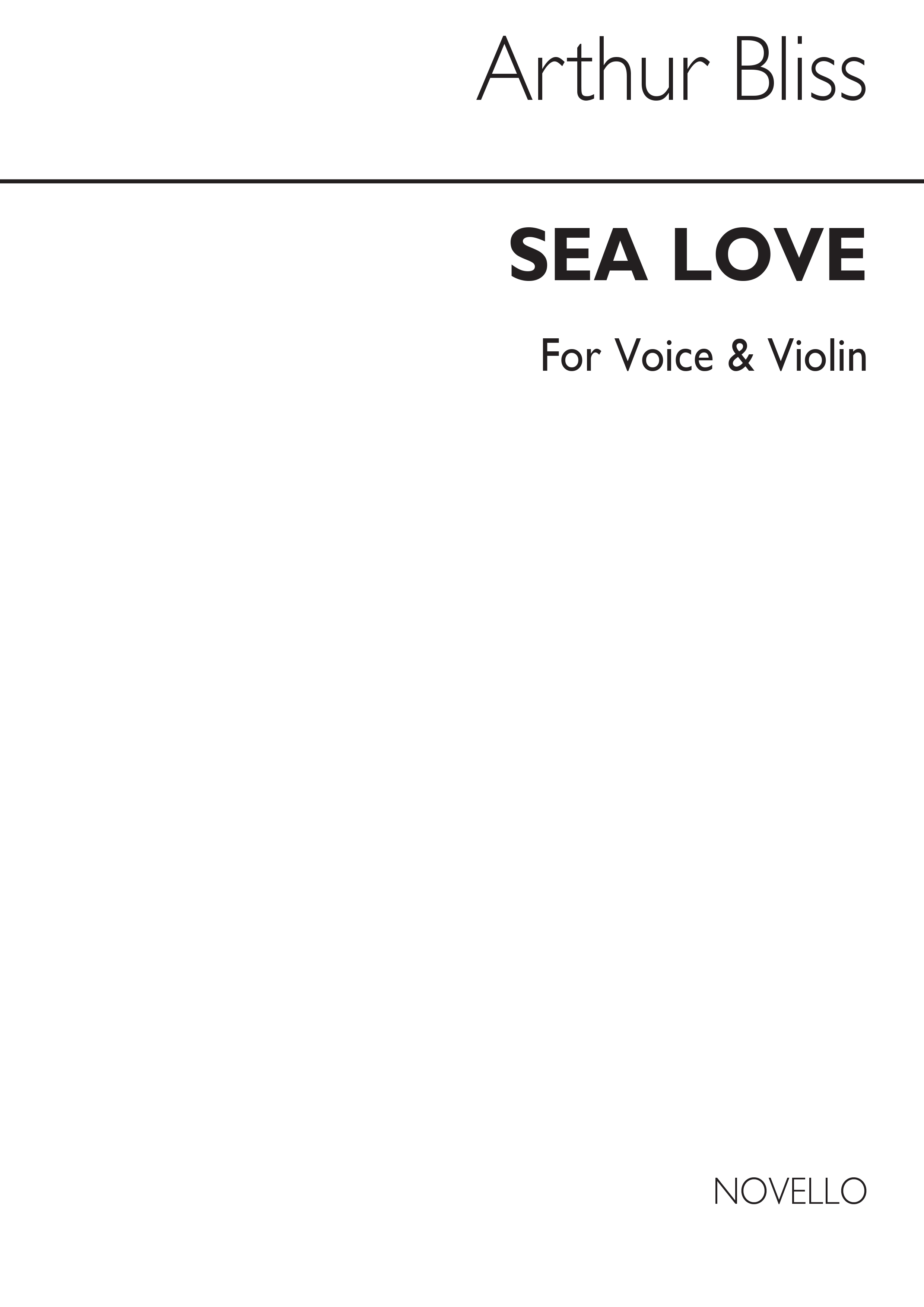 Bliss: Sea Love for Voice and Violin