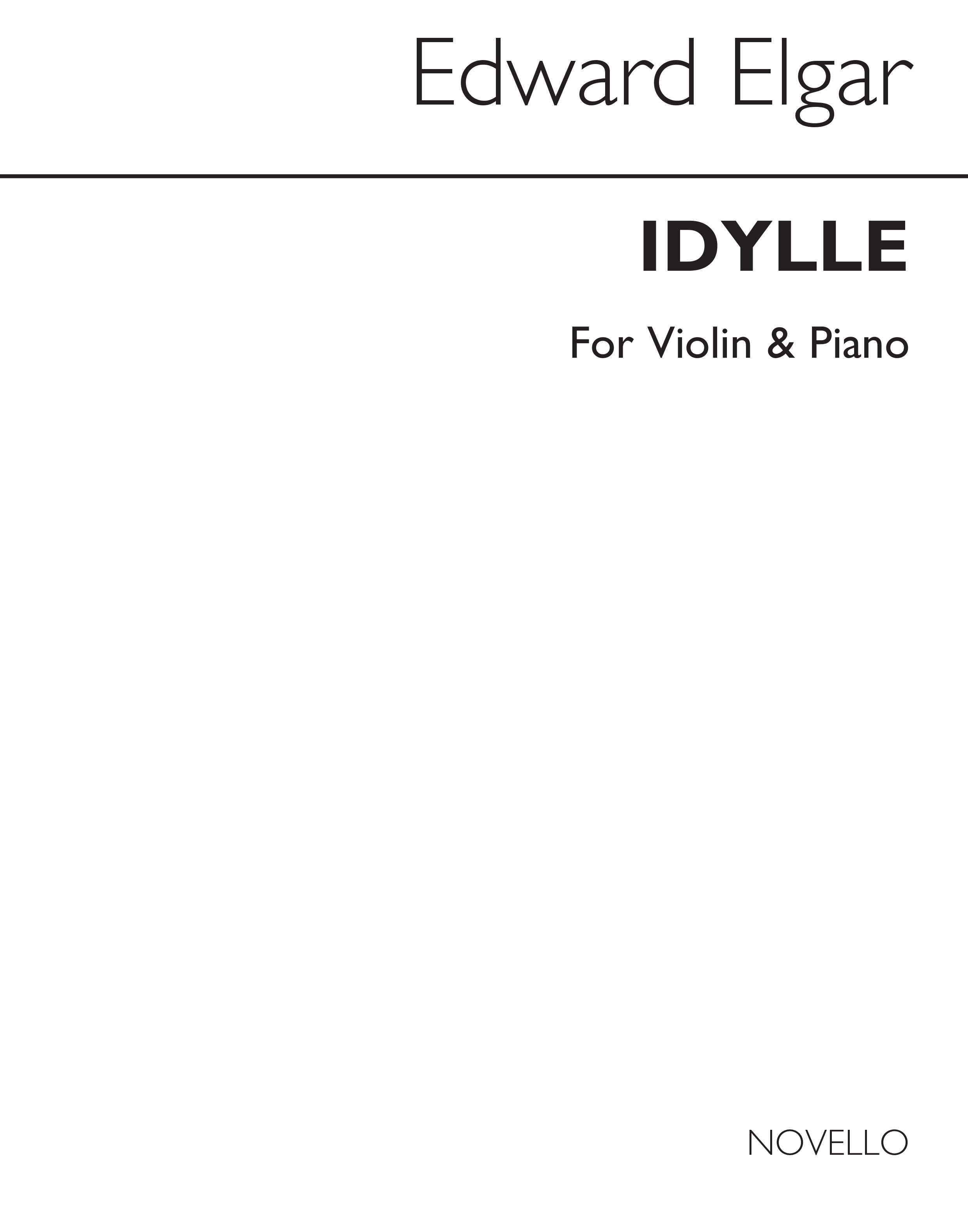 Edward Elgar: Idylle Op.4 No.1