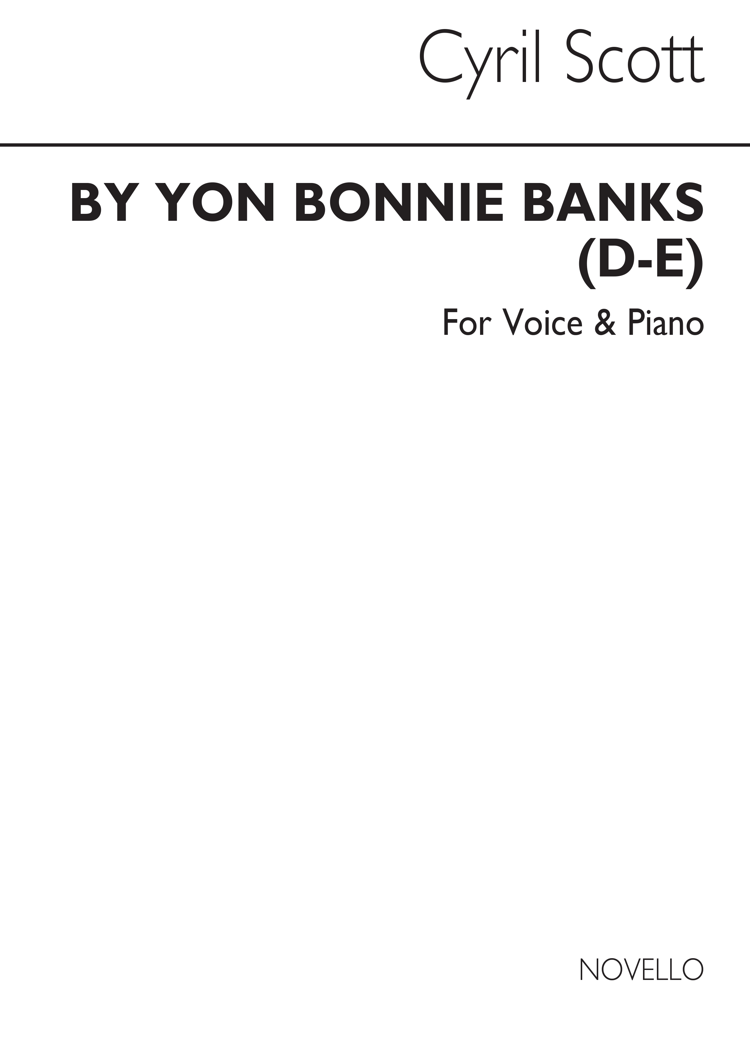 Cyril Scott: By Yon Bonnie Banks Voice/Piano