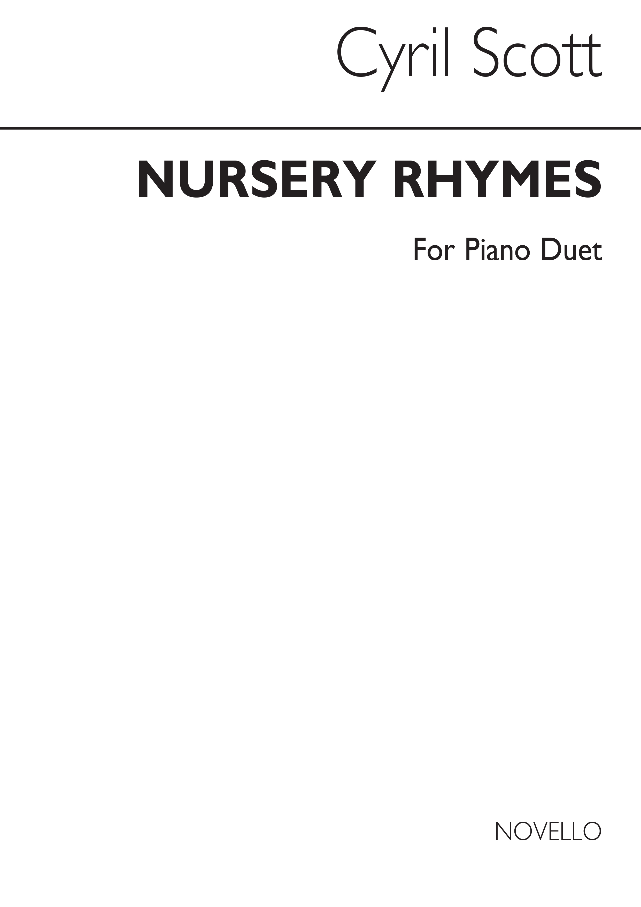 Cyril Scott: Nursery Rhymes Piano Duet