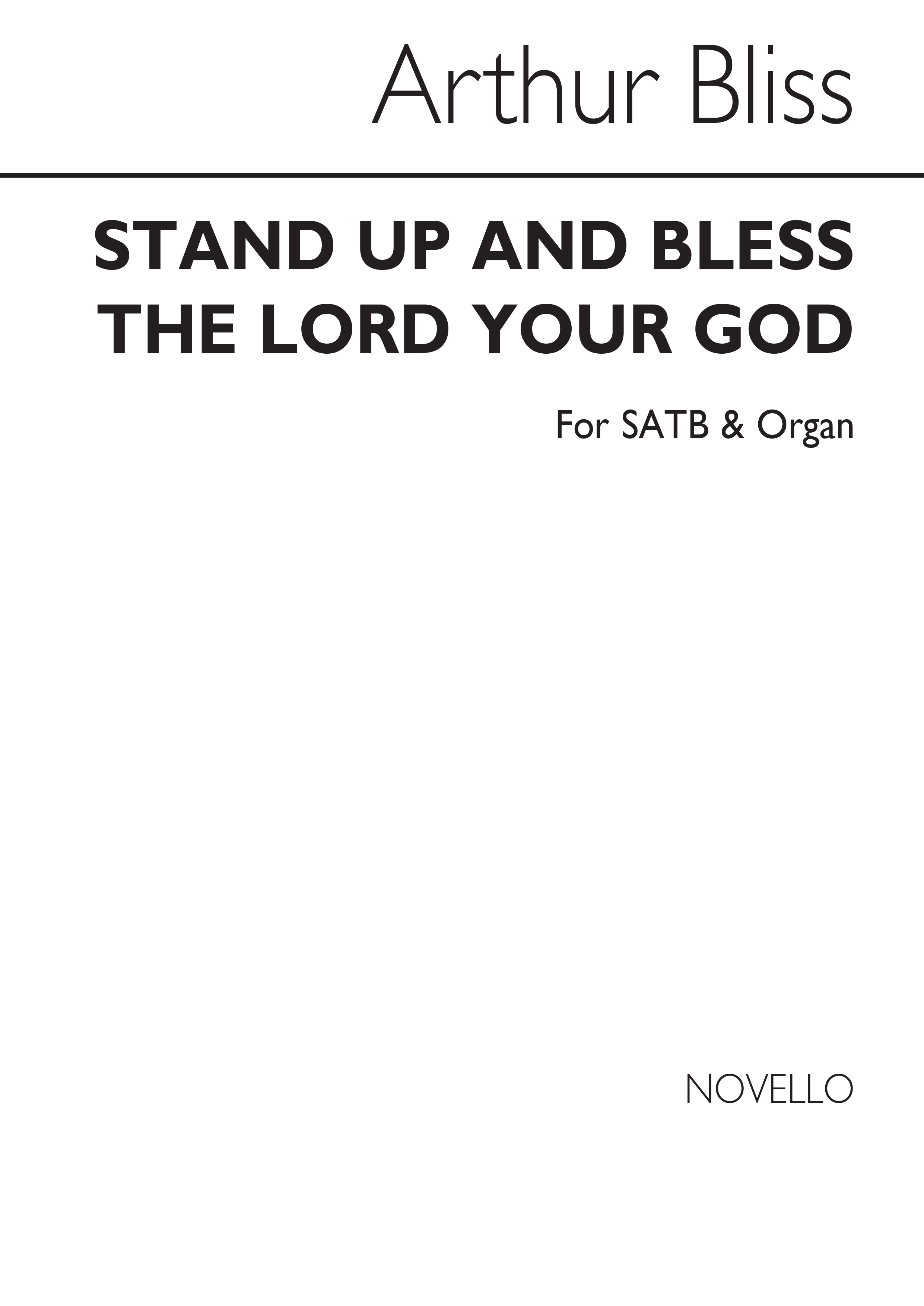 Arthur Bliss: Stand Up And Bless The Lord