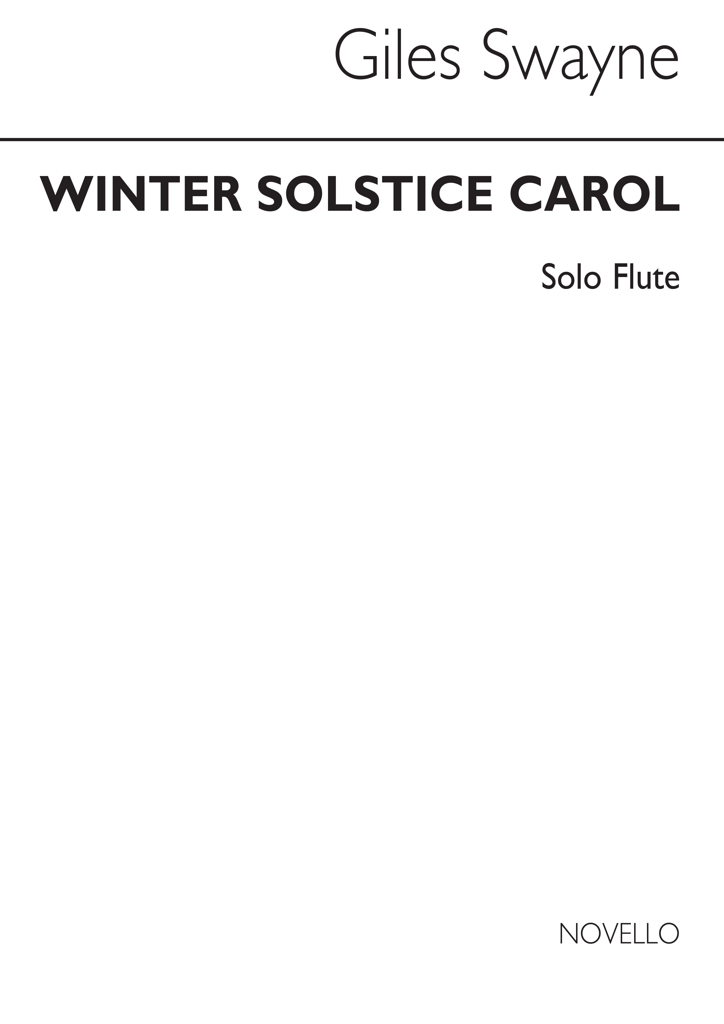 Swayne: Winter Solstice Carol (Flute Part)