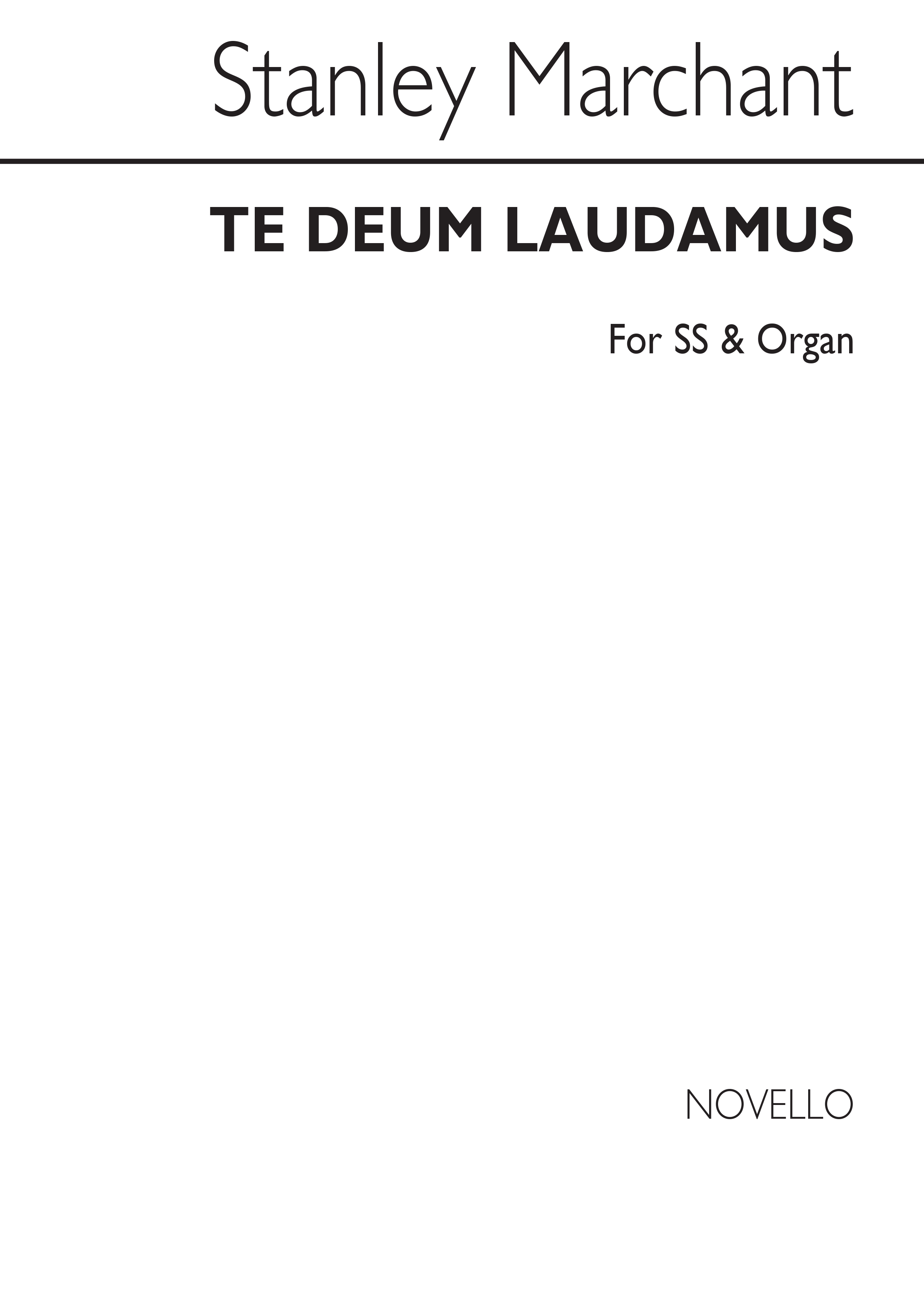 Marchant Te Deum Laudamus SS