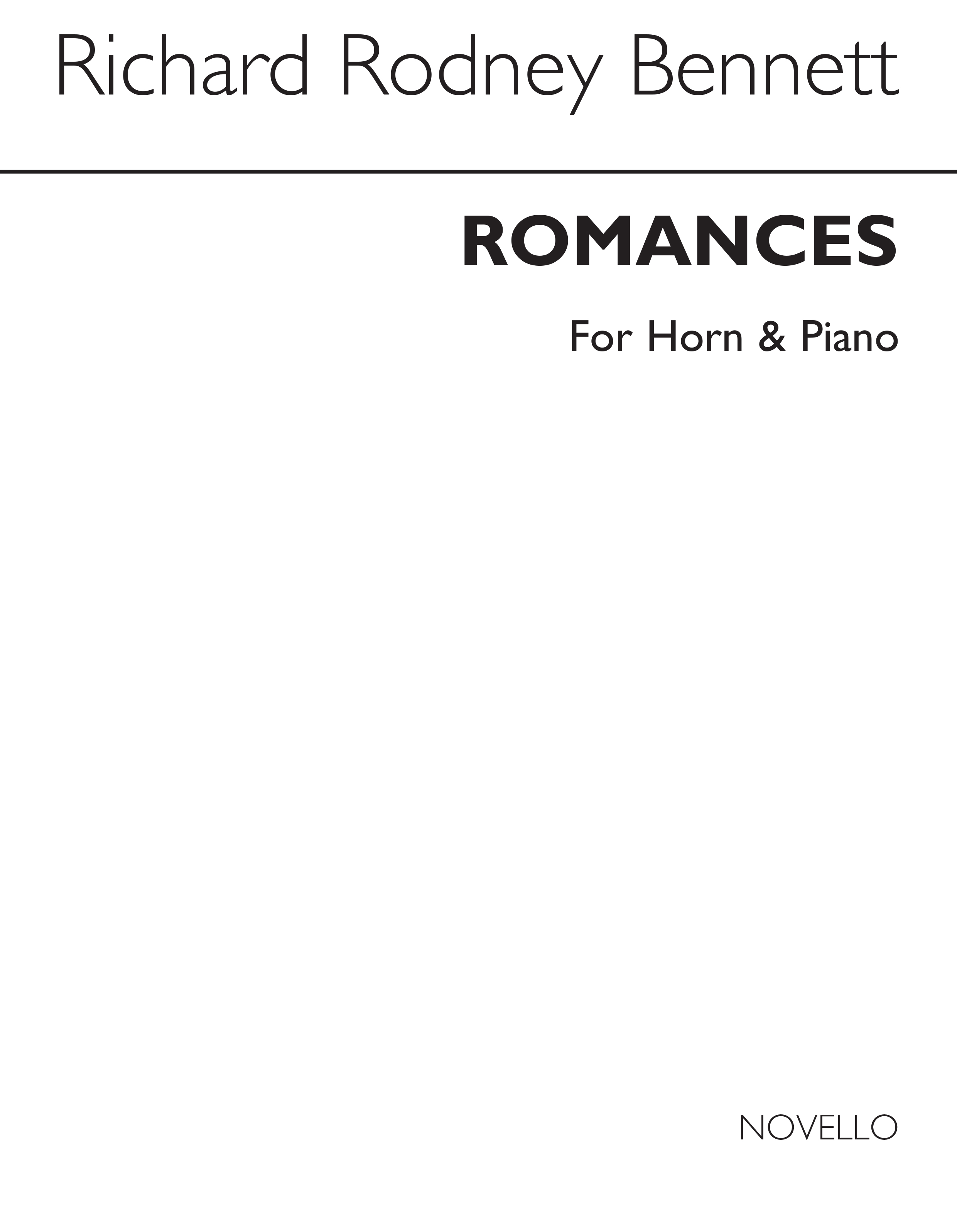 RR Bennett: Romances for Horn and Piano