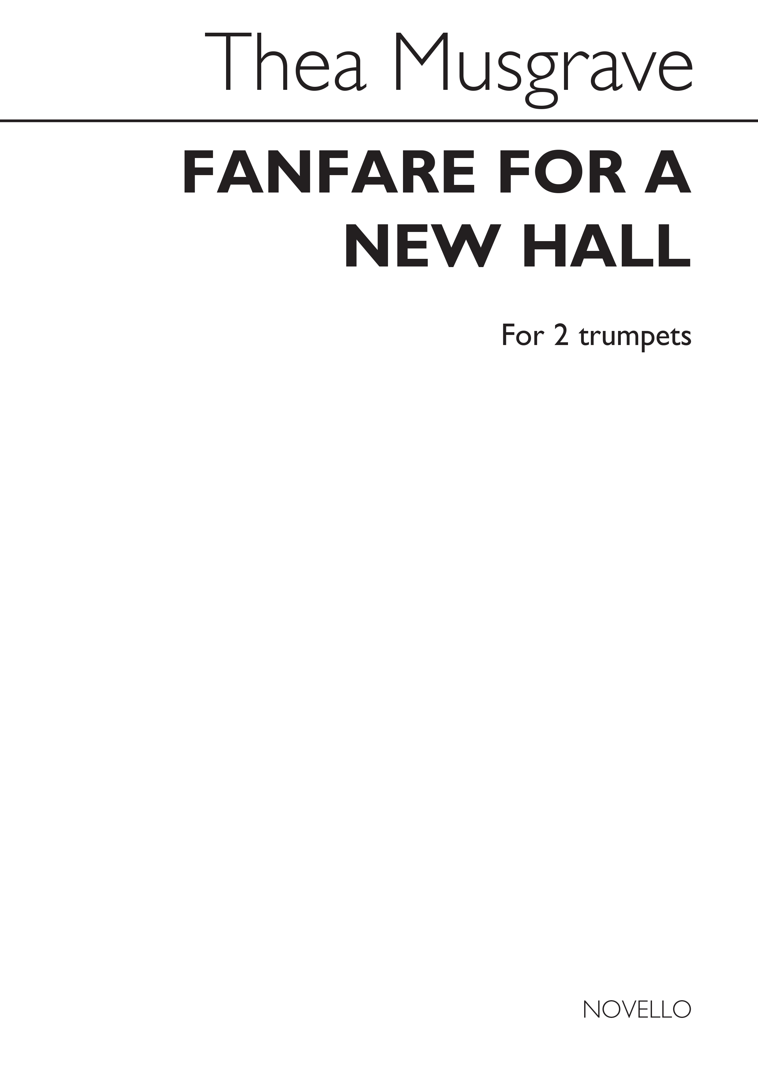 Musgrave: Music For A New Hall for Two Trumpets